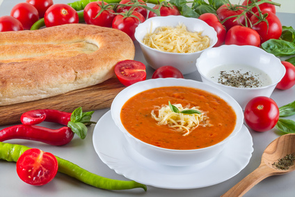 Italská rajčatová polévka