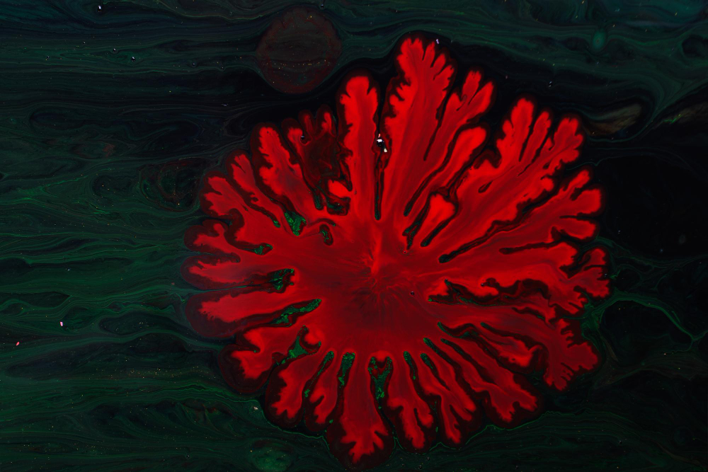 Červené řasy jsou součástí korálových útesů