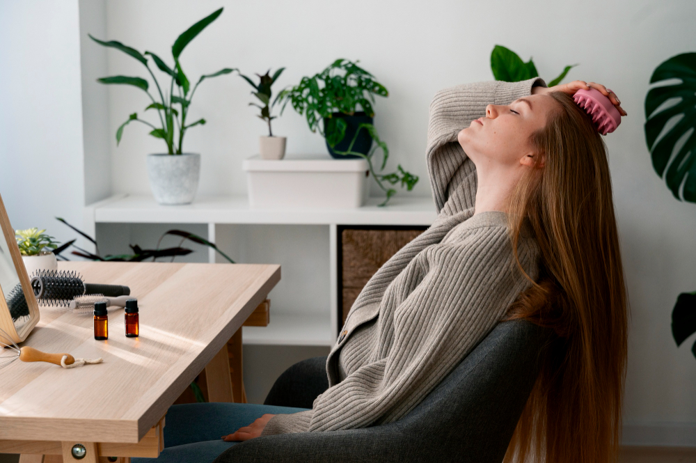Hluboké dýchání lze praktikovat kdekoliv, třeba i v kanceláři