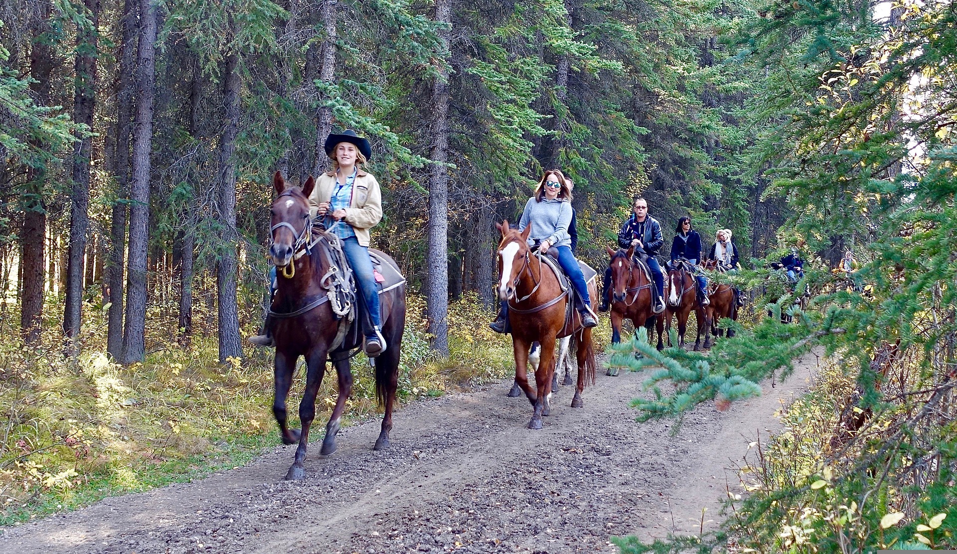 Strhnout pro jízdu na koni můžete třeba i své přátele!