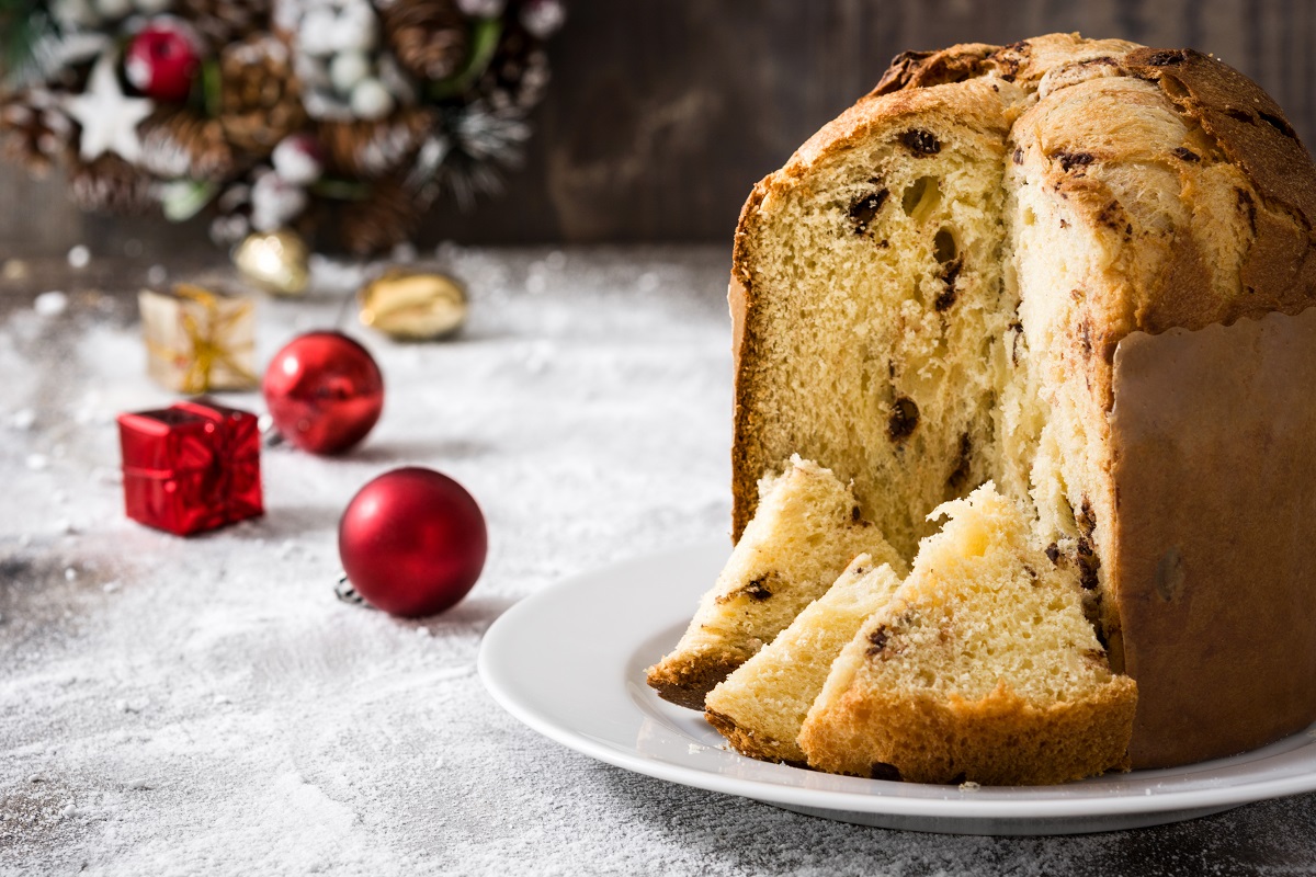Oblíbeným italským vánočním dezertem je panettone